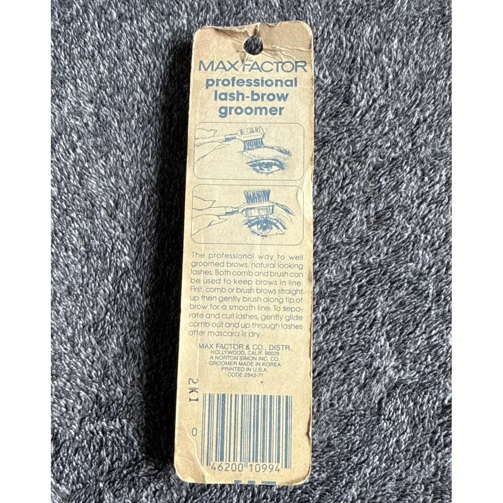 Vtg 80s Max Factor Professional Face Lash And Brow Groomer Nip Collectible